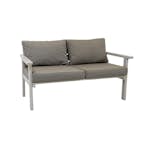 Loungesoffa Utomhus Eden Wood Ransvik 2-sits inkl Dynor Greige Svensk Norrlandsfuru FSC