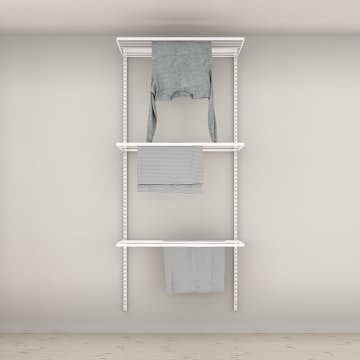 Tvättlösning Elfa Ready Solution Classic 1 94 cm Vit
