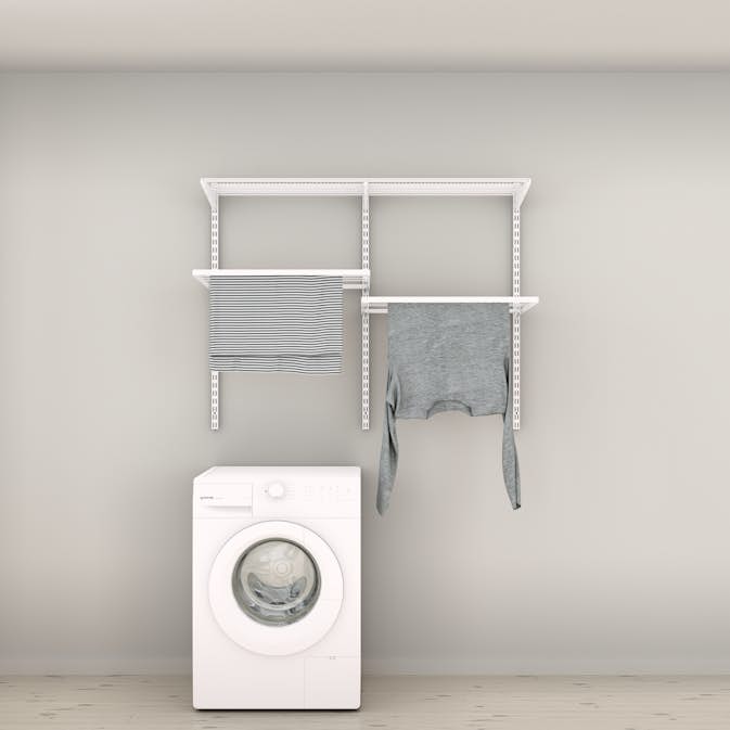 Tvättlösning Elfa Ready Solution Classic 2 125 cm Vit