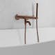 Badkarsblandare Scandtap Steel Pleasure 4 med Handdusch