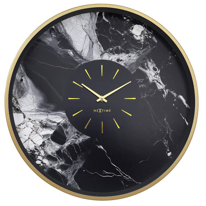 Väggklocka NeXtime Marble Duo