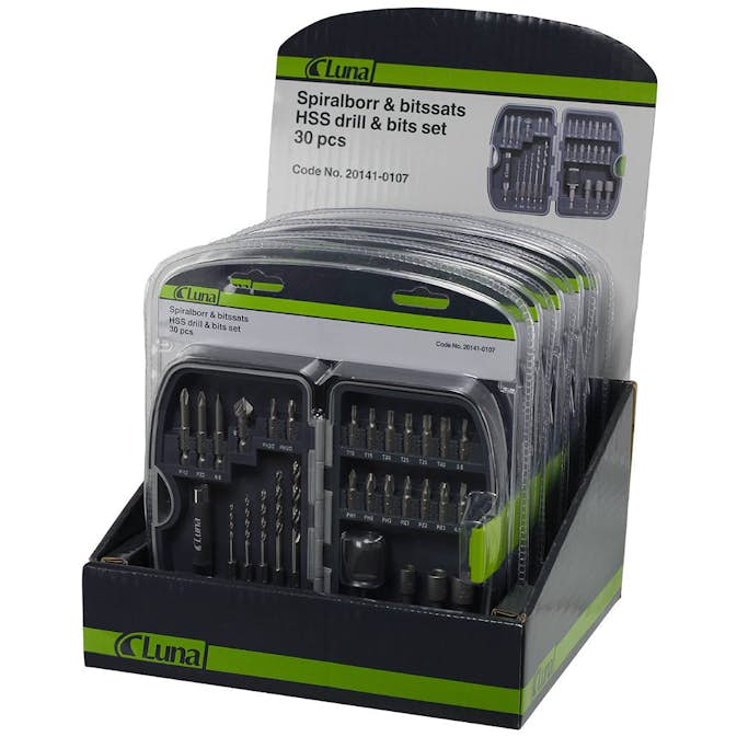 Bits Luna Tools Och Borrsats Med 30 Delar