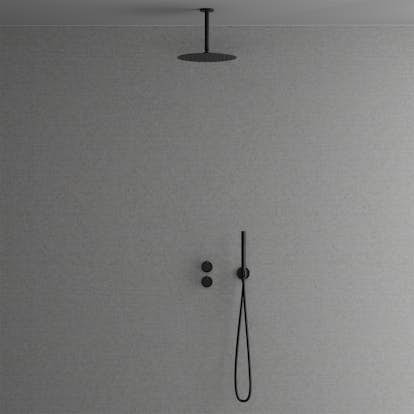 Takduschset Scandtap Steel Harmonized 2Z för Inbyggnad