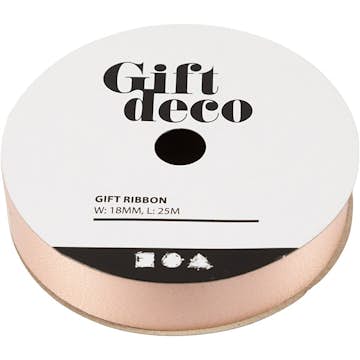 Presentsnöre Creativ Company Rosa 25 m