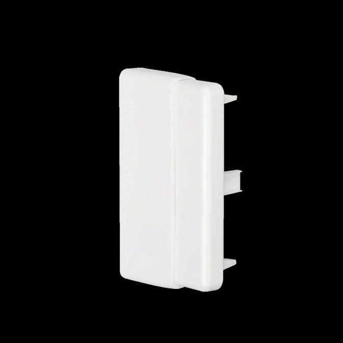 Ändstycke till Matarkanal Hager LF/LFH Flexibel 40/60/90 x 90 mm Halogenfri Vit RAL 9016