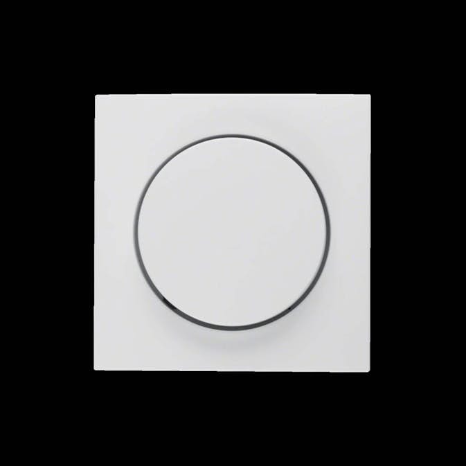 Centrumbricka Hager för Vriddimmer Inställningsknapp S.1/B.3/B.7 Vit