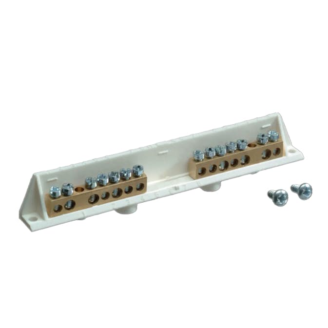 Noll- och jordskena Hager till Kapsling Vector 2281697