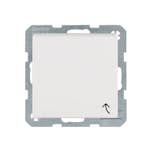 Vägguttag Hager 1-vägs Insats med Lock 16 A Snabbanslutning IP44 S.1/B.3/B.7 Vit RAL 9010