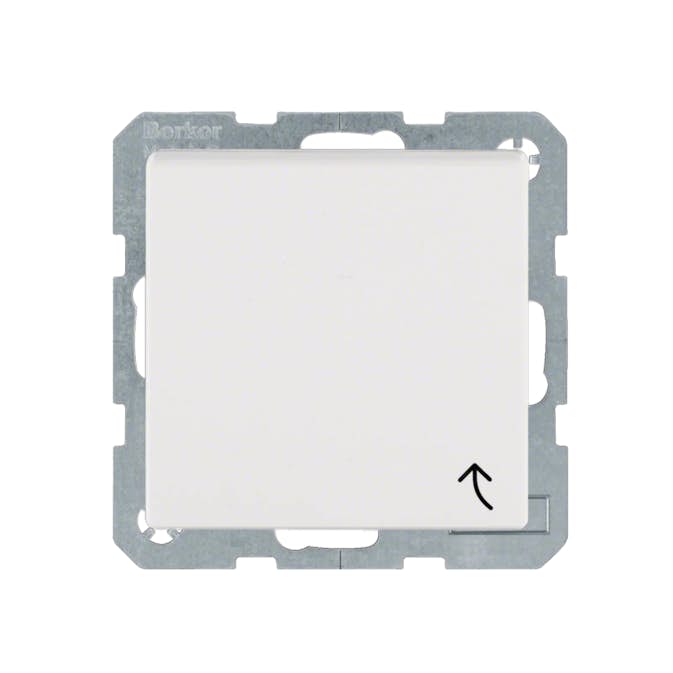 Vägguttag Hager 1-vägs Insats med Lock 16 A Snabbanslutning IP44 S.1/B.3/B.7 Vit RAL 9010