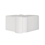 Ytterhörn till Matarkanal Hager LF/LFH Flexibel 60 x 60 mm Halogenfri Vit RAL 9016