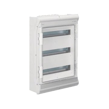 Plastkapsling Hager Vector Utanpåliggande för Inomhusmontering IP65