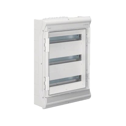 Plastkapsling Hager Vector Utanpåliggande för Inomhusmontering IP65