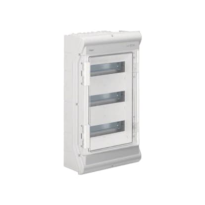 Plastkapsling Hager Vector Utanpåliggande för Inomhusmontering IP65