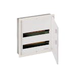 Plåtkapsling Hager Delta med Dörr för Infällnad i Tunnvägg