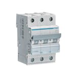 Dvärgbrytare Hager Skruvanslutning 3-polig med C-karakteristik Brytförmåga 6 kA