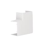 L-Vinkel till Matarkanal Hager Flexibel LF/LFH 40 x 60 mm Halogenfri Vit RAL 9016