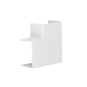 L-Vinkel till Matarkanal Hager Flexibel LF/LFH 40 x 60 mm Halogenfri Vit RAL 9016