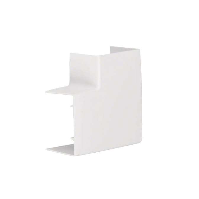 L-Vinkel till Matarkanal Hager Flexibel LF/LFH 40 x 60 mm Halogenfri Vit RAL 9016
