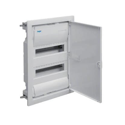 Plastkapsling Hager Volta för Infällnad i Gipsvägg