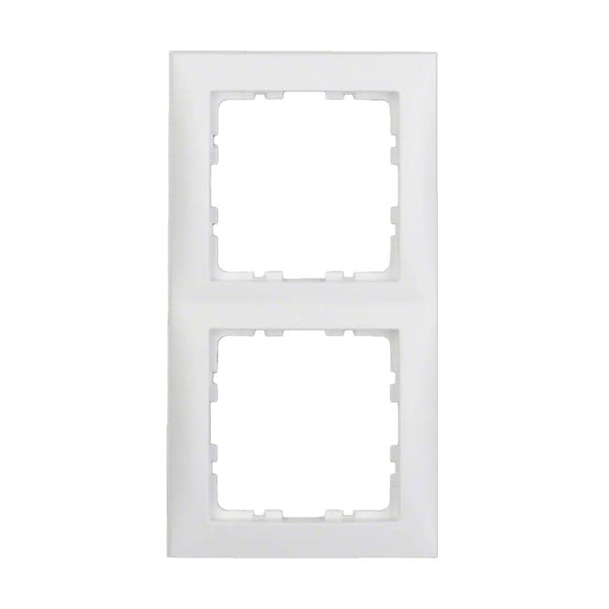 Kombinationsram Hager 2-fack i Plast S.1