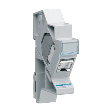 Modularuttag Hager 4 st RJ45 i Normutförande Kategori 6