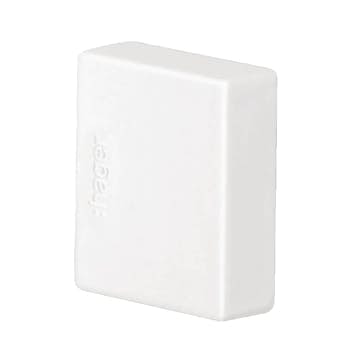 Ändstycke till Matarkanal Hager LF/LFH 20 x 20 mm Halogenfri Vit RAL 9016