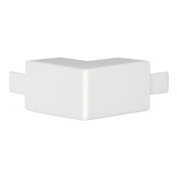 Ytterhörn till Matarkanal Hager LF/LFH 30 x 30 mm Halogenfri Vit RAL 9016