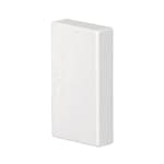 Ändstycke till Matarkanal Hager LF/LFH Flexibel 20 x 35 mm Halogenfri Vit RAL 9016