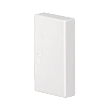 Ändstycke till Matarkanal Hager LF/LFH Flexibel 20 x 35 mm Halogenfri Vit RAL 9016