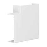L-Vinkel till Matarkanal Hager Flexibel LF/LFH 40 x 110 mm Halogenfri Vit RAL 9016