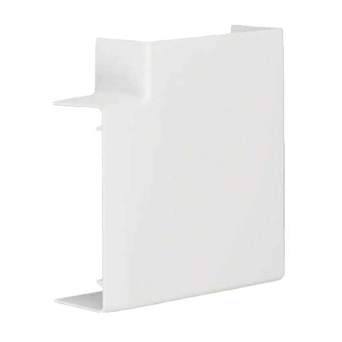 L-Vinkel till Matarkanal Hager Flexibel LF/LFH 40 x 110 mm Halogenfri Vit RAL 9016