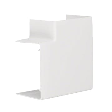L-Vinkel till Matarkanal Hager Flexibel LF/LFH 60 x 90 mm Halogenfri Vit RAL 9016