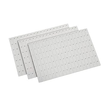 Märkremsa Hager till Gamma-kapsling 18 Moduler Bred för 1-72 Moduler