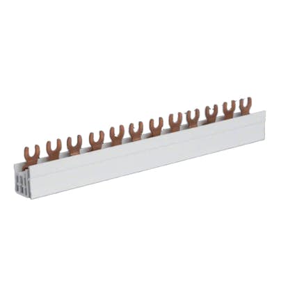 Fasskena Hager 3-polig 10 mm2 för QuickConnect och Skruvanslutning