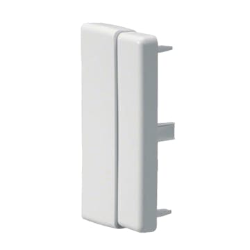 Ändstycke till Matarkanal Hager LF/LFH Flexibel 40/60 x 110 mm Halogenfri Vit RAL 9016