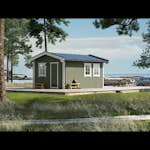 Attefallare Trähuset Paulina 20 kvm