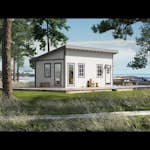 Attefallare Trähuset Pailin 30 kvm