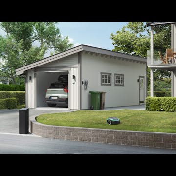 Garage Trähuset Pulpet 40 kvm