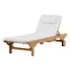 Solsäng Venture Home Ghana med Ställbart Ryggstöd, Teak Utomhus