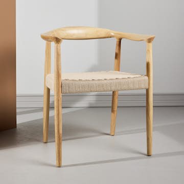 Matstol Vind Lovön Karmstol Flätad