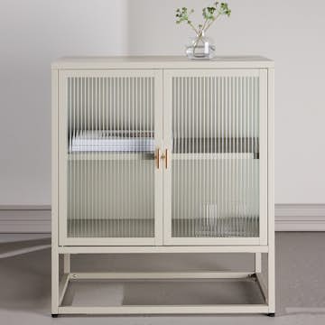 Skåp Venture Home Garis med Glasdörrar