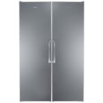 Fristående Kyl & Frys Cylinda 2000-serien 186 cm Rostfri