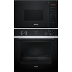 Ugn- och Mikropaket Siemens iQ300 HB234ABS3F + BF523LMB1 Rostfri med 3D hotAir Plus och ecoClean