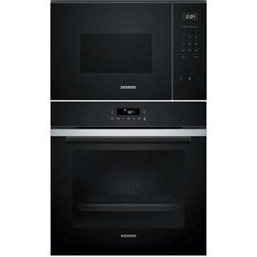 Ugn- och Mikropaket Siemens HB271ABS3 + BF555LMB1 För Högskåp