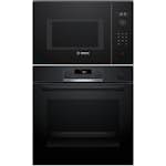 Ugn- och Mikropaket Bosch HRG532BB3 + BFL554MB0 För Högskåp