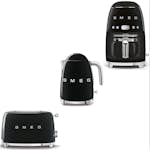 Frukostpaket Smeg Lilla Brödrost, Vattenkokare & Kaffebryggare