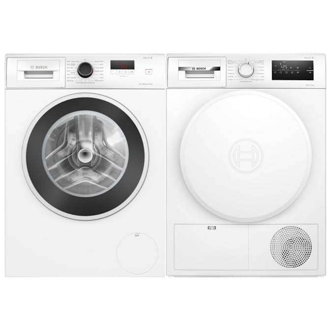 Tvätt- & Torkpaket BOSCH Serie 2 - WGE0240ASN