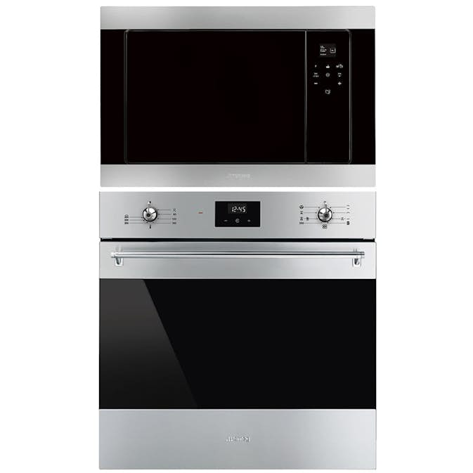 Ugn och Mikro Smeg SF6300TVX + FMI320X2 Classic Rostfri