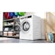 Tvättmaskin och Torktumlare BOSCH WGG244FTSN + WQG245DBSN Serie 6 Vit