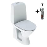 Toalettstol Ifö Spira 6260 Rimfree med WC-Lim